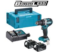 Perceuse Makita DDF484RFJ; 18 V; 2x3,0 Ah accu.