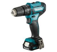 Perceuse Makita HP333DSAE; 12 V; 2x2,0 Ah accu.