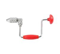 Perceuse manuelle pour le travail du bois avec embouts à changement rapide, construction en acier robuste et poignée ergonomique, opérations d'alésage fluides, perceuse manuelle en métal
