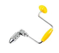 Perceuse manuelle pour le travail du bois avec embouts à changement rapide, construction en acier robuste et poignée ergonomique, opérations d'alésage fluides, perceuse manuelle en acier