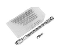 Perceuse Manuelle Semi - Automatique en Alliage d'Aluminium, 10 Forets pour Travail du Bois et Modélisme - Précision Élevée, Confort d'Utilisation, Artisanat et Modèles