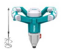 Perceuse mélangeuse Total 1400 W fixation M14 avec lumière LED + fouet 120 mm