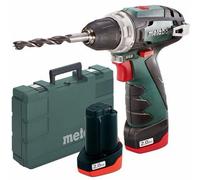 Metabo Perceuse-visseuse sans-fil PowerMaxx BS 10,8V Li-Ion 2,0Ah +2 batteries +chargeur +mallette