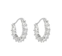 Perceuse Outil Moules Kits Earring Cubic Zirconia French Style Small Round Hoop Shape Copper Earring For Parties Wedding Banquet compatible with Machine Fournitures Perceuse Bijoux (A, One Size)