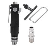 Perceuse Pneumatique 3/8 Pouce, Mandrin Trois Mors, Manche Droit, Vitesse Réglable - Rotation Bidirectionnelle, Couple Puissant, Usage Professionnel et Bricolage (Style européen)