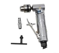 Perceuse pneumatique à angle droit 6,35 mm coude à 90 ° meuleuse pneumatique haute vitesse pour espaces restreints, 15 000 tr/min, coque en alliage, échappement arrière, pression de fonctionnement de