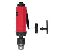 Perceuse pneumatique à haute vitesse, 20 000 tr/min, outil de perçage droit, perceuse à air comprimé avec mandrin de 10 mm, corps ergonomique en alliage de zinc pour les espaces