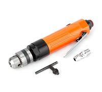 Perceuse pneumatique droite à grande vitesse de 3/8 pouces, perceuse pneumatique avec mandrin de 1,5 à 10 mm, mandrin autobloquant réglable pour le perçage de précision, comprend