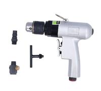 Perceuse pneumatique - Mini outil portatif réversible de 3/8 pouces avec 25 000 tr/min et capacité de serrage de 1,5 à 10 mm - Boîtier en acier allié robuste pour la construction