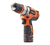 Perceuse-visseuse AEG 12V Prolithium-ion - 2 batteries 2.0Ah - 1 chargeur 40mins - bbs 12C2 LI-202B