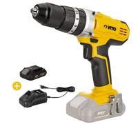 Perceuse sans fil 20V + Batterie 4AH Lithium + Chargeur Rapide VITO EGO LI