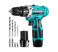 Perceuse sans fil 20V électrique 2/5in tournevis sans brosse Mini pilote d'alimentation sans fil DC Lithium-Ion batterie perceuse outils Pour le bricolage