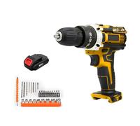Perceuse Sans Fil 21V, Tournevis Électrique, À Percussion, Mini Pilote, Batterie DC Lithium-Ion, Outils Électriques IdéAl Une Utilisation Quotidienne Dans L'Industrie(1 Battery Type 4)