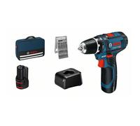 Bosch GSR 12V-15 Professional 1300 tr/min Noir, Bleu