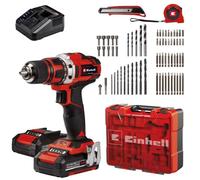 Perceuse sans fil - Einhell - TE-CD 18/40 Li - 69 accessoires - 2 batteries - 25 mm perçage