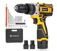 Perceuse sans fil - MELLWIN - MellWin 12V - 25 niveaux de couple - 2×1300 mAh - Mandrin 1,5-10 mm