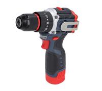 Perceuse sans Fil, Perceuse à Main électrique au Lithium 100-240 V, Compacte et Rechargeable pour une Utilisation en Extérieur (Prise UE)