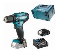 Perceuse visseuse 12 V CXT Li-Ion Ø 10 mm MAKITA DF333DZJ + Batterie BL1021B 12V 2Ah + Chargeur DC18RE 12V/18V G