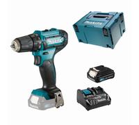 Perceuse visseuse 12 V CXT Li-Ion Ø 10 mm MAKITA DF333DZJ + Batterie BL1021B 12V 2Ah + Chargeur DC18RE 12V/18V