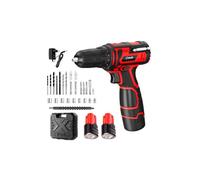 Perceuse-visseuse 12V - CASALS - 2 batteries - Chargeur inclus - Coffret d'accessoires complet