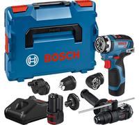 Perceuse-visseuse 12V GSR 12V-35 FC + 2 batteries GBA 3Ah + chargeur + coffret L-BOXX - BOSCH - 06019H3008