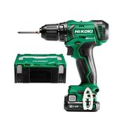 Perceuse-visseuse 12V Peak 2 x 2,5Ah - HIKOKI -DS12DAWEZ - 38Nm 2 batteries + 1 chargeur + Hitcase II