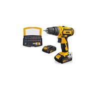 Perceuse Visseuse 14.4V + 2 Batteries Lithium 2Ah + Coffret 32 Embouts + Chargeur et Mallette VITO