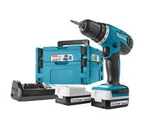 Perceuse visseuse 14,4V (2x1,3 Ah) avec 66 accessoires dans MAKPAC - MAKITA DF347DWJX4