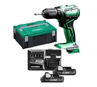 Perceuse-visseuse 18 V 3 Ah 55 Nm (machine complète) en coffret HITCASE - HIKOKI - DS18DDWQZ