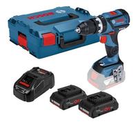 Perceuse-visseuse 18V 50 Nm - BOSCH - avec 2 batteries 18V 5.0Ah - chargeur - L.Boxx - 06019H5001