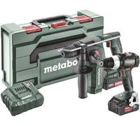 Perceuse-visseuse 18 V BS18 L Quick (machine complète) + 2x2Ah + accessoires - METABO - 602320870