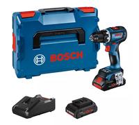 Perceuse visseuse 18 V GSR 18V-90C moteur sans charbon + 2 batteries Procore 4 Ah + chargeur en coffret L-BOXX BOSCH 06019K6004