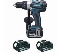 Perceuse visseuse 18 V Li-Ion 5 Ah Ø 13 mm MAKITA - 3 batteries, chargeur, coffret - DDF458RT3J