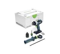 Perceuse-visseuse 18V QUADRIVE TDC 18/4 I-Basic (sans batterie ni chargeur) + Systainer SYS3 - FESTOOL - 575601