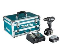 Perceuse visseuse 18V Black Edition (2x5.0 Ah) en coffret alu - MAKITA DDF485TX2B