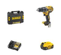 Perceuse-visseuse 18V DCD791NT-XJ + 1 batterie 18V 5 Ah + 1 chargeur DCB1104-QW DEWALT