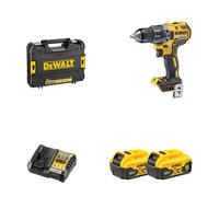 Perceuse-visseuse 18V DCD791NT-XJ + 2 batteries 18V 5 Ah + 1 chargeur DCB1104-QW DEWALT