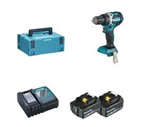 Perceuse-visseuse 18V + 2 batteries 5Ah + chargeur + Makpac - MAKITA - DDF484RTJ