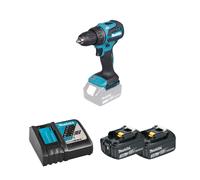 Perceuse-visseuse 18V DDF490Z + 2 batteries BL1830B 18V 3 Ah + chargeur rapide DC18RC MAKITA