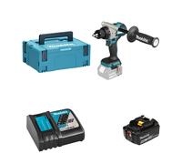 Perceuse-visseuse 18V DDF492ZJ + 1 batterie BL1850B 18V 5 Ah + chargeur rapide DC18RC MAKITA