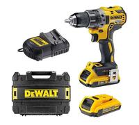 Perceuse-visseuse 18V DEWALT + 2 batteries 2Ah + chargeur + coffret T-STAK - DEWALT - DCD791D2