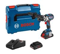 Perceuse-visseuse 18V GSR 18V-110 C + 2 batteries Procore 4.0Ah + chargeur + L-Boxx - BOSCH - 06019G010A