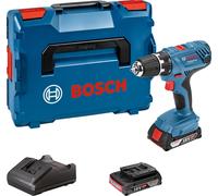 Perceuse visseuse 18V GSR 18V-21 + 2 batteries 2Ah + chargeur + coffret L-CASE - BOSCH - 06019H100A