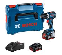Perceuse-visseuse 18V GSR 18V-90 C + 2 batteries GBA 5 Ah + chargeur en coffret L-BOXX - BOSCH - 06019K6006
