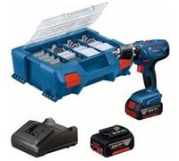 Perceuse-visseuse 18V GSR18V-21 - BOSCH- avec 2 batteries 18V 4.0Ah + chargeur + coffret L-Case - 06019H100C G