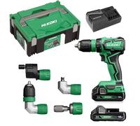 Perceuse visseuse 18V mandrin quick 55Nm (2x2.0Ah) en Hitcase - HIKOKI DS18DDQWRZ