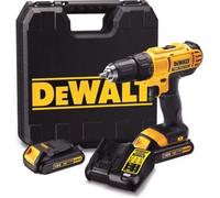 DeWalt Perceuse-visseuse sans fil DCD771S2 18V – 2x1,5 Ah avec chargeur et mallette