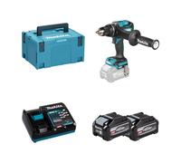 Perceuse-visseuse 40V 180Nm DF003GZ01 + 2 batteries BL4040F 40V 4 Ah + chargeur rapide DC40RA MAKITA
