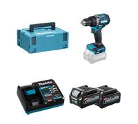 Perceuse-visseuse 40V 70Nm DF002GZ01 + 2 batteries 40V 2,5 Ah + chargeur rapide DC40RA MAKITA