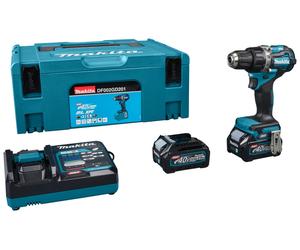 Perceuse visseuse 40V max XGT - MAKITA - 2 batteries 2.5Ah - chargeur - MakPac - DF002GD201